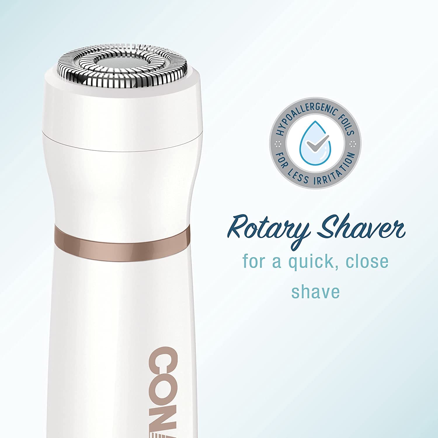 Conair Satiny Smooth All-in-One Facial Trim System, Battery Operated, Use Wet/Dry - LT85R Pie's Variety Store