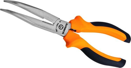 WORKSITE Bent Nose 6 Inch cutter Pliers. Made Of Highly Durable Chrome Vanadium Steel TPR. Comfortable Two-Color Handle For Ease Of Use. Hardened Cutting Edges With White Nickel Iron Alloy For Extra-Tough Cutting Edge. - WT1286