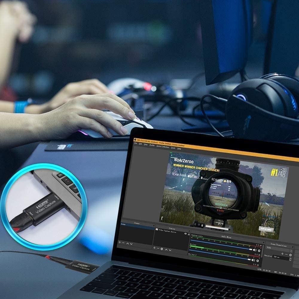 HDMI VIDEO CAPTURE Stream or record in stunning 1080p30 quality. And broadcast live via any platform in no time thanks to ultra-low latency technology-HDMI Hannah's Variety Store