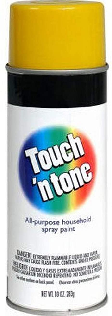 Touch N Tone Spray Paint, General Purpose, Oil Formula, Interior and Exterior Use, 20 Minutes Dry Time. Ideal for Plastic Metal, Wood, Ceramic, Concrete, Paper and More MEGALUXE