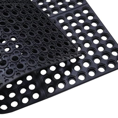 Unimat Anti Fatigue Mat 3 inch x 3 inch x 5/8 inch  This practical mat protects your floor from heavy traffic whether it is for a kitchen, a workplace, or even a children's space-215110 Hannah's Variety Store