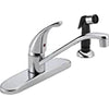 Peerless Classic Single Handle Kitchen Faucet, Stainless- P115LF-SS