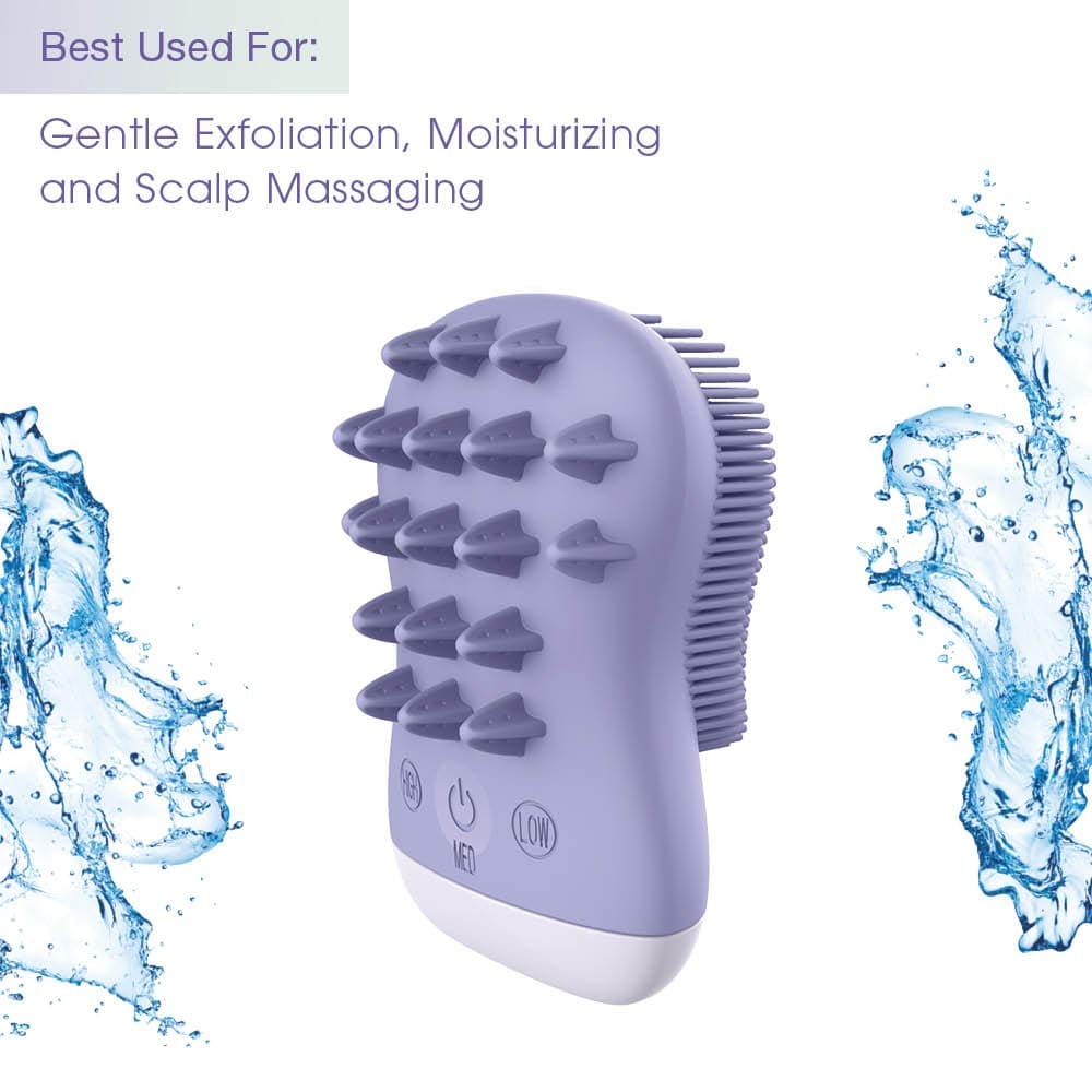 True Glow by Conair Hair Scalp Massager with Removable Detangling Sili –  ebuystt