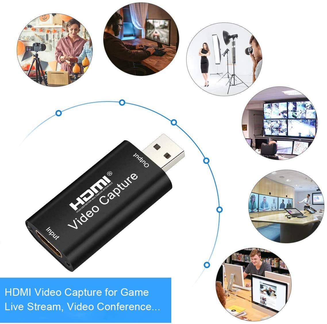 HDMI VIDEO CAPTURE Stream or record in stunning 1080p30 quality. And broadcast live via any platform in no time thanks to ultra-low latency technology-HDMI Hannah's Variety Store