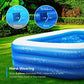 Inflatable Swimming Pool, Hesung 118" X 69" X 21" Full-Sized Family Kiddie Blow up Pool for Kids, Adults, Baby, Children, Thick Wear-Resistant Big Above Ground, Garden, Backyard Water Party for Age 3+ ebuystt