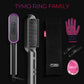Hair Straightener Brush, TYMO Ring Hair Straightener Comb Straightening Brush for Women with 5 Temps 20s Fast Heating & Dual Voltage TYMO