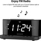 iLuv Morning Call 5 Qi-Certified Wireless Charging Bedside Digital Alarm Clock  Set up two alarms to accommodate different wake up schedules or share an alarm with your roommate-MORCAL5 Hannah's Variety Store