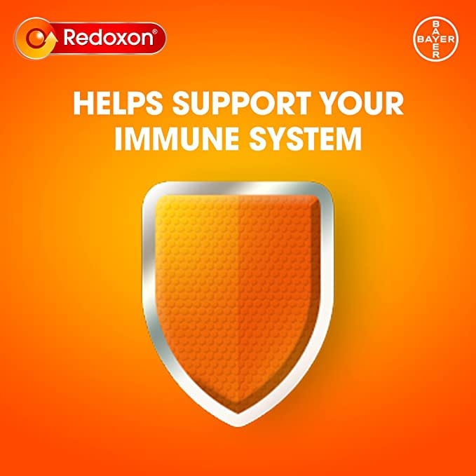 Redoxon Double Action Vitamin C + Zinc 36 Tablets / 1 g Its combination of Vitamin C and Zinc helps protect your family and strengthens their defenses to keep them healthy and prevent illnesses such as colds and flu-396521 Hannah's Variety Store