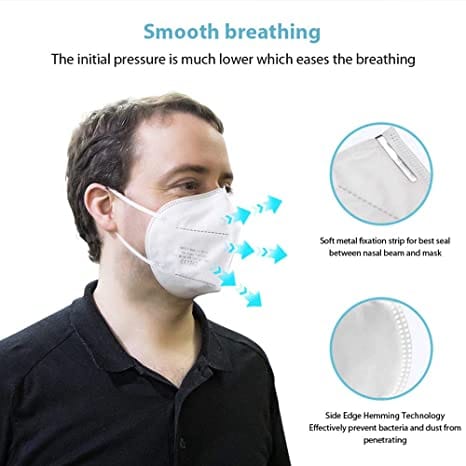 KN95 Respirator (5-Ply) KN95 Mask  Face Mask Particulate Filtering Respirator  Disposable Dust half Mask folding - PXKN-010 MEGA