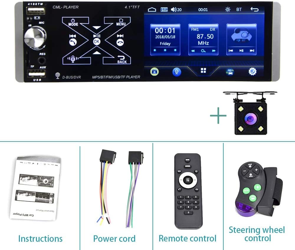 CAR SMART AI VOICE PLAYER  The panel is made of raw materials, which is tough and durable, and the appearance is comfortable. The hardware uses thickened heat sinks, which dissipates heat quickly and is beautiful in design-CML-PLAY10 Hannah's Variety Store
