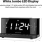 iLuv Morning Call 5 Qi-Certified Wireless Charging Bedside Digital Alarm Clock  Set up two alarms to accommodate different wake up schedules or share an alarm with your roommate-MORCAL5 Hannah's Variety Store