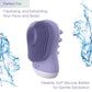 True Glow by Conair Hair Scalp Massager with Removable Detangling Silicone Comb, Shampoo Brush & Body Exfoliator - FCB10 Pie's Variety Store