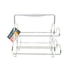 Wine Rack Chrome - Ideal for small spaces with a simple chrome finish. #4839
