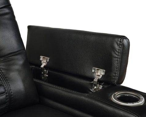 Zane 7-Piece Dual Power Sectional Black SKU: 651320PP coastmega