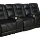 Zane 7-Piece Dual Power Sectional Black SKU: 651320PP coastmega