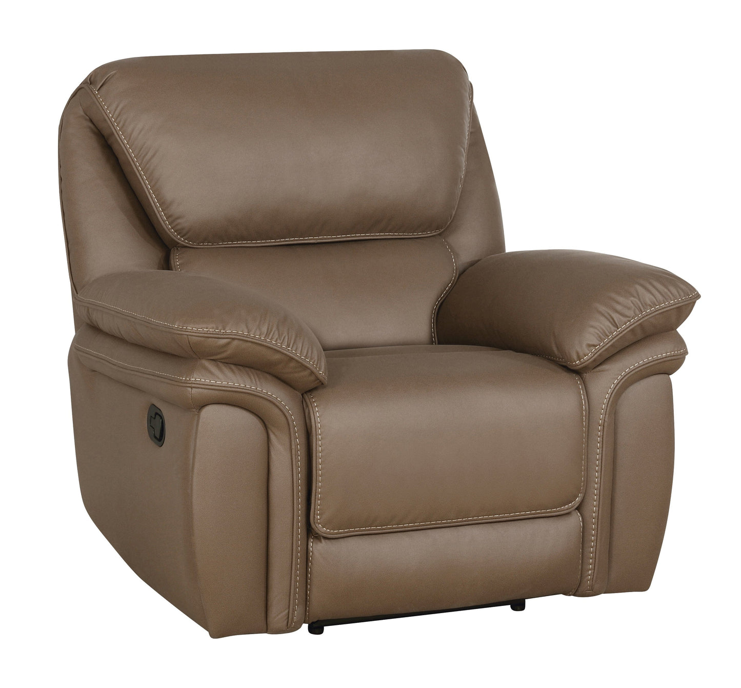 Breton Upholstered Tufted Back Recliner SKU: 651343 coastmega