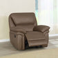Breton Upholstered Tufted Back Recliner SKU: 651343 coastmega