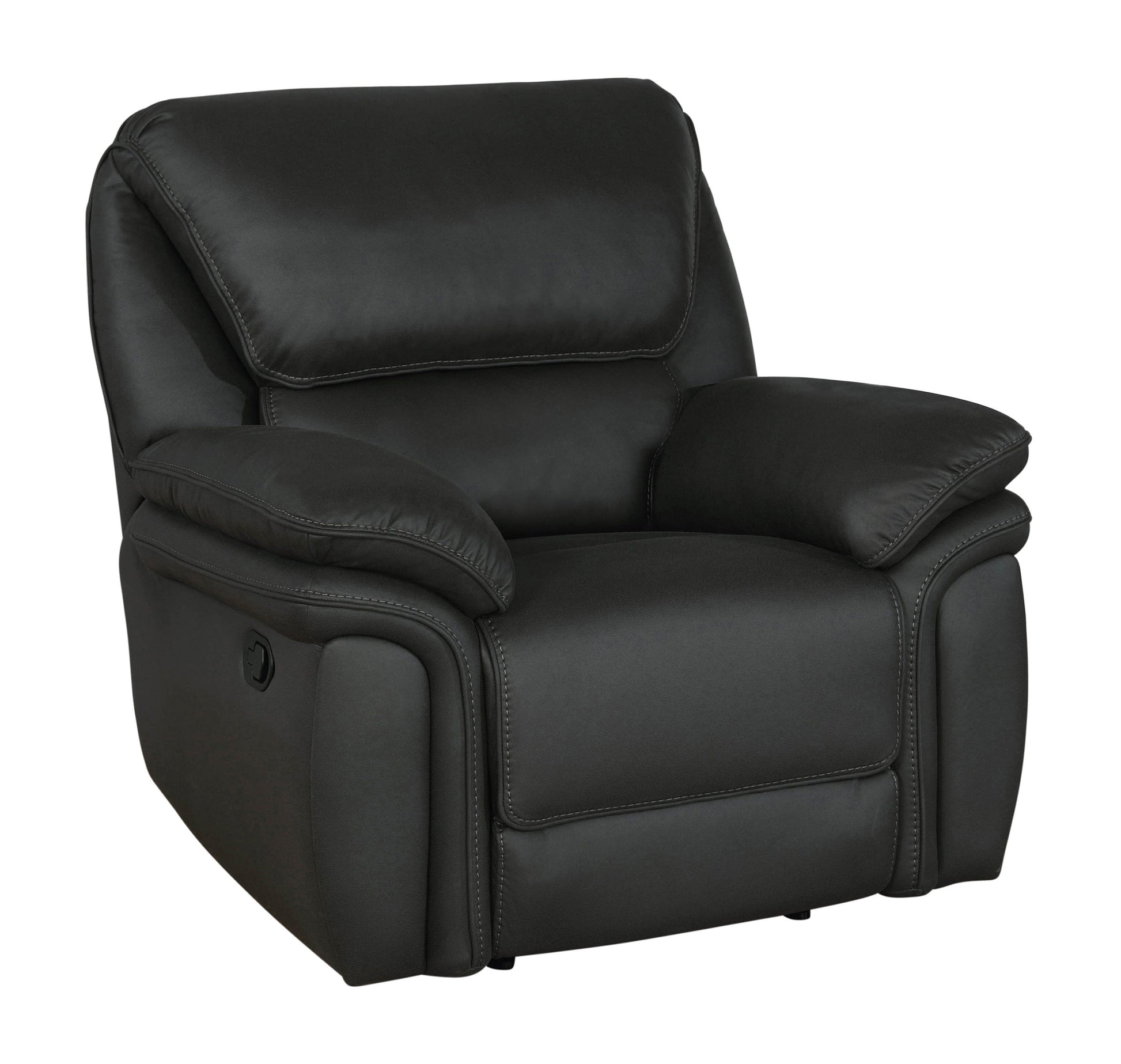 Breton Upholstered Tufted Back Recliner SKU: 651346 coastmega