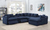 Destino 6-Piece Modular Power Sectional Midnight Blue SKU: 651551P-S6