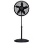 Lasko 18″ Elegance & Performance Adjustable Pedestal Fan, ideal for the bedroom, living room, or near your desk. Low, medium, and high speed make this fan well suited around the whole house. Black - 1827B Pie's Variety Store