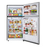 LG 24cu Top Freezer Refrigerator LTRTLS2403S newest top-mount refrigerator has the largest capacity in the 33 in. wide category, featuring 24 cu. ft. of total storage space in the refrigerator and freezer-440671