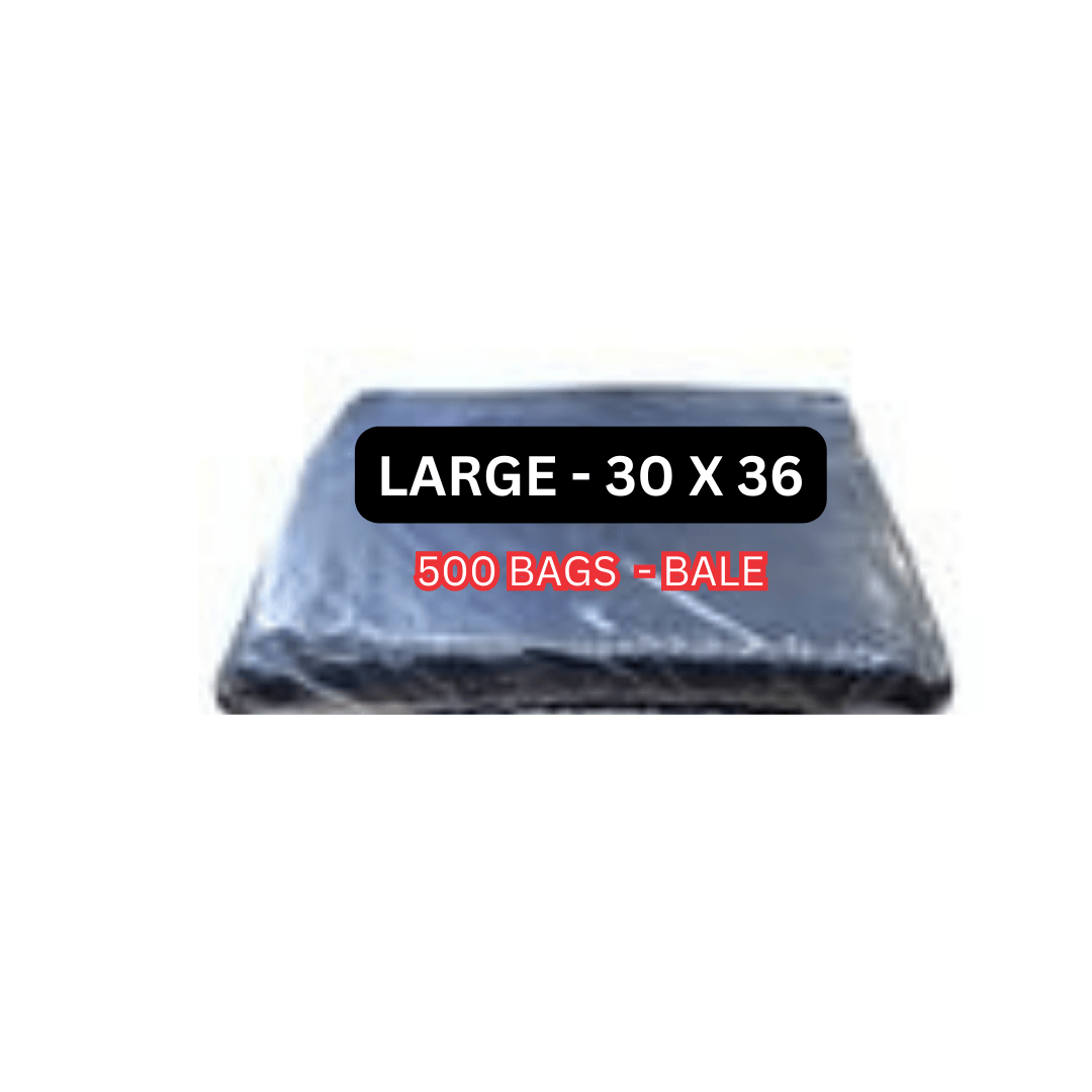 Mega Luxe Garbage Bags, ideally for cleanup jobs all around the home or office with strength and large capacity - Black.(Small, Medium, Large, Jumbo) - GB0004 ebuystt