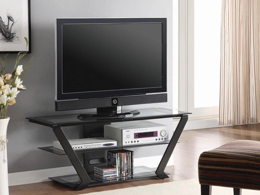 2-Tier TV Console Black - 701370