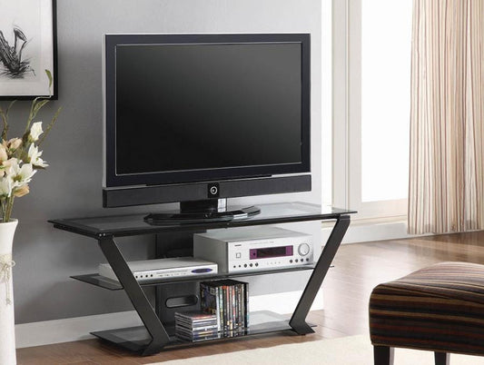 2-Tier TV Console Black - 701370