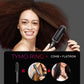 Hair Straightener Brush, TYMO Ring Hair Straightener Comb Straightening Brush for Women with 5 Temps 20s Fast Heating & Dual Voltage TYMO