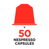BluePeak Nespresso Carousel - Holds 50 Capsules, OriginalLine Pod Storage - Nifty Nespresso Pods Holder - Coffee Pod Dispenser Organizer Rack Stand, 360-Degree Rotation, Elegant, Modern Chrome Finish - NESC-131-0306