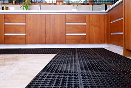 Unimat Anti Fatigue Mat 3 inch x 3 inch x 5/8 inch  This practical mat protects your floor from heavy traffic whether it is for a kitchen, a workplace, or even a children's space-215110