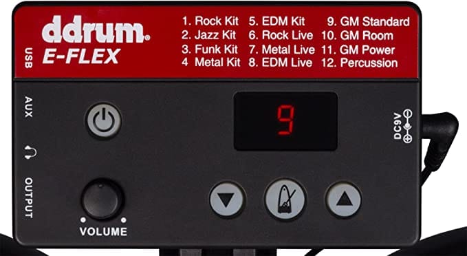 ddrum E-Flex Complete Electronic Set with Mesh Drum Heads, Black - Ideal for beginner (DD EFLEX)