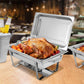Royal Industries ROY COH 2 TWIN Chafing Dish Constructed with stainless steel and designed to be immensely portable, Stainless Steel Chafing Dish is ideal for any caterer or event host. -ROYCOH2 Hannah's Variety Store