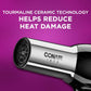 Conair 256X Ionic 1875-Watt Turbo Styler Black/Chrome Ionic conditioning minimizes static electricity in your hair, making it silky and shiny without overheating it. - 256N Pie's Variety Store