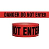 BROWN USA Caution Tape Barricade tapes are made with durable, resilient, tear-proof plastic materials such as polyethylene, polypropylene and nylon-BRCT074