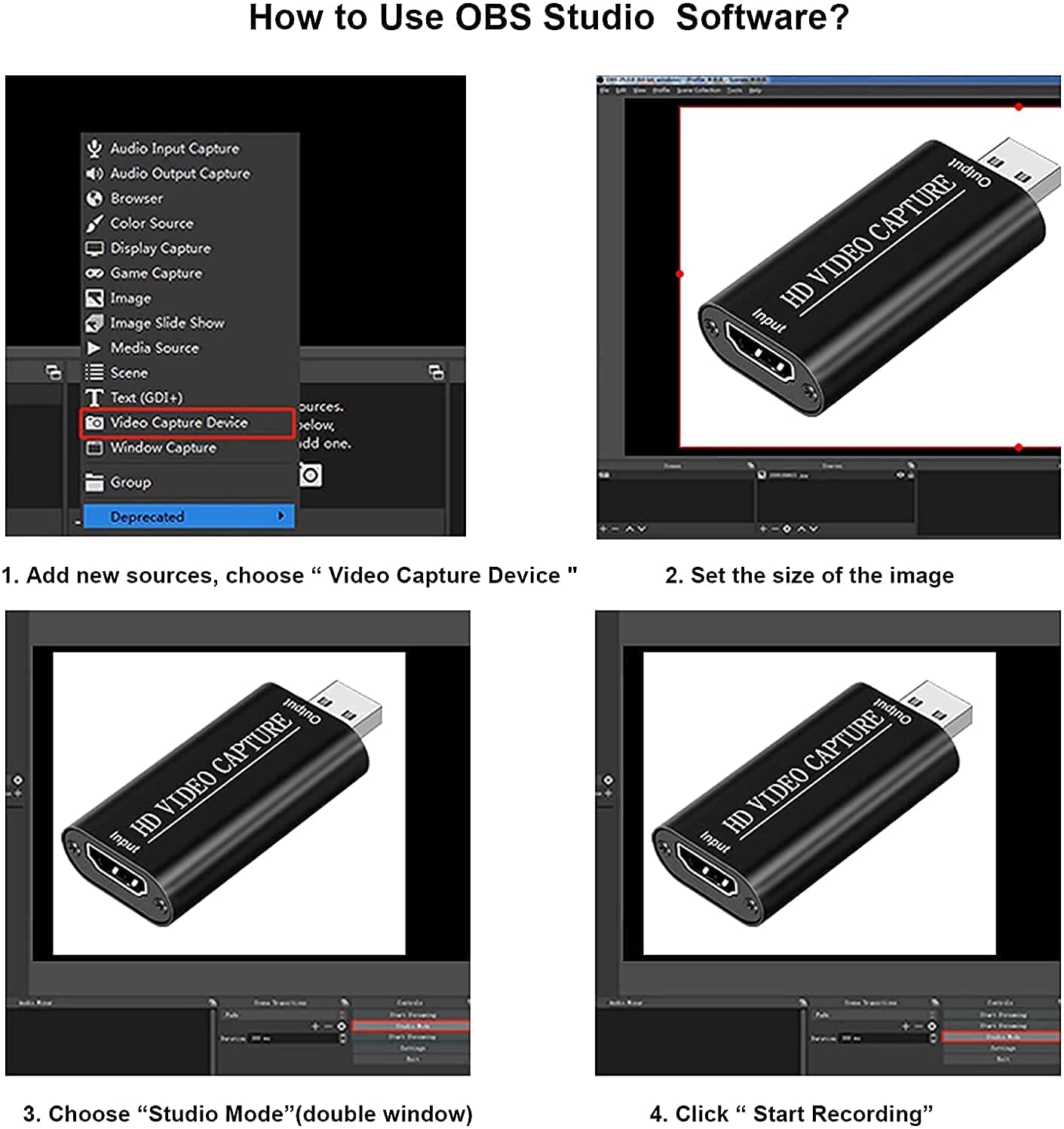 HDMI VIDEO CAPTURE Stream or record in stunning 1080p30 quality. And broadcast live via any platform in no time thanks to ultra-low latency technology-HDMI Hannah's Variety Store