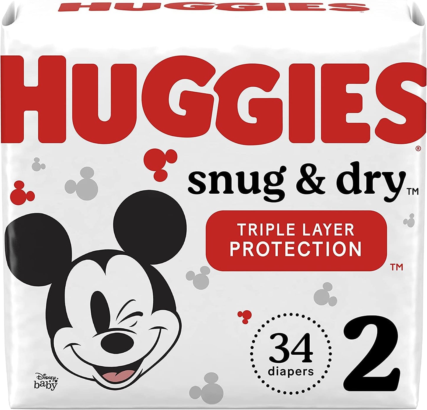 Huggies Snug & Dry Disposable Baby Diapers Size 1, 38ct - 3600051462 Pie's Variety Store
