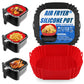 2-Pack Square Silicone Air Fryer Liners for 4-7QT, 8 Inch Silicone Air Fryer Liners Pot, Food Safe Air Fryer Oven Accessories, Replacement Of Parchment Paper, Reusable Air Fryer Silicone Inserts- B0BHH83JRP EBUYSTT