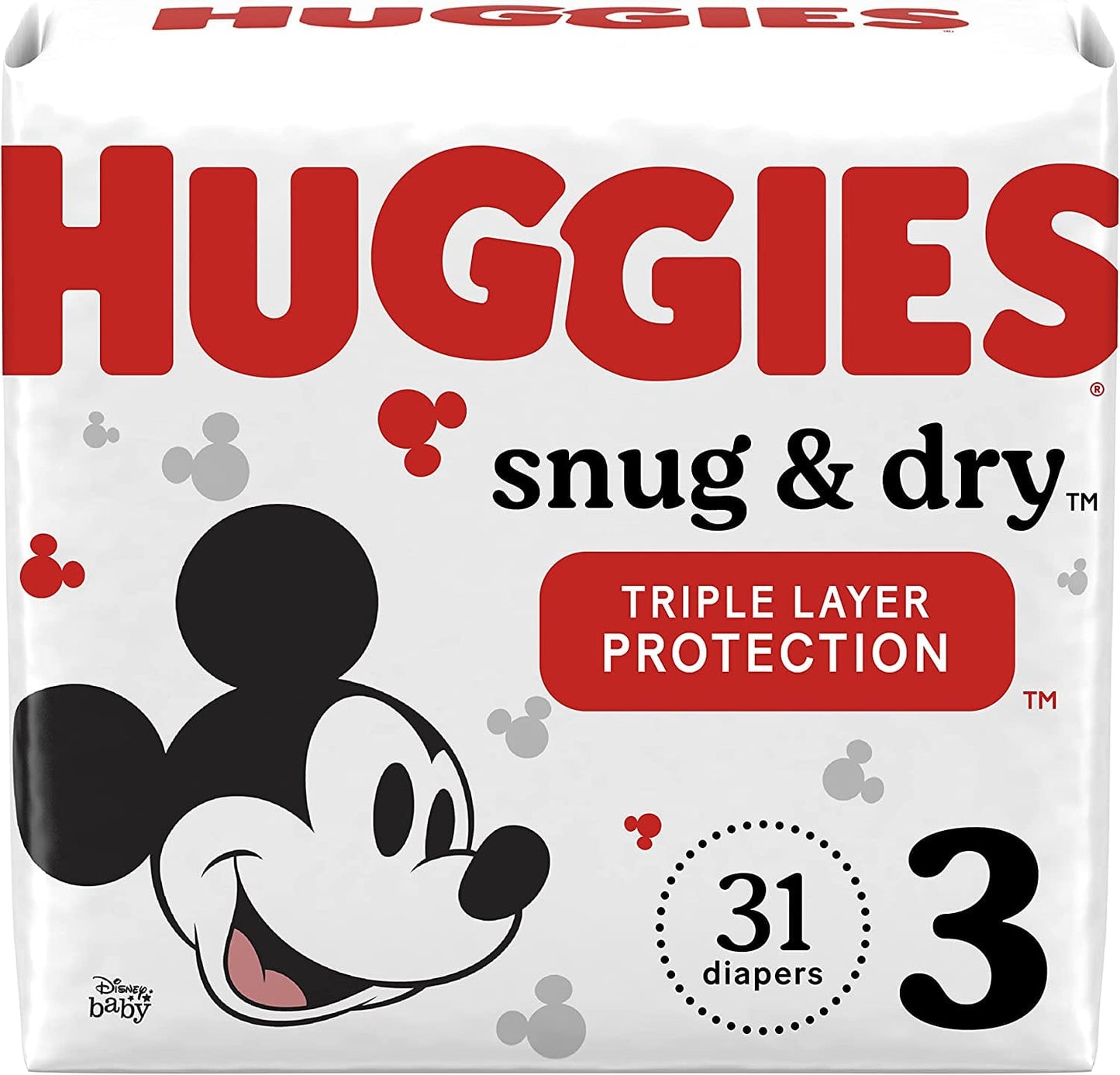 Huggies Snug & Dry Disposable Baby Diapers Size 1, 38ct - 3600051462 Pie's Variety Store