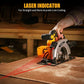 Worksite Cordless Circular Saw 20V, 2.0AH Battery and FAST Charger. High-Performance Motor delivers 4000 RPM’s for aggressive cutting. 6-1/2″” Carbide Tooth Blade delivers a 2-1/8′ cutting capacity. - CCS334 Worksite Power Tools