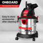 Shop-Vac 5 Gallon 4.5 Peak HP Wet/Dry Vacuum, Stainless Steel Tank, Portable Shop Vacuum with Filter, Hose and Accessories for Garage, Workshop. 5920588 Shop-Vac