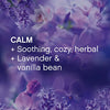 Downy Calm Lavender and Vanilla Laundry Scent Beads 37.5 oz The soothing scents of lavender and vanilla bean flutter to life in Downy Infusions Calm In-Wash Scent Booster Beads, for clothes that smell as comforting as they feel-429038