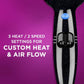 Conair 256X Ionic 1875-Watt Turbo Styler Black/Chrome Ionic conditioning minimizes static electricity in your hair, making it silky and shiny without overheating it. - 256N Pie's Variety Store