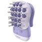 True Glow by Conair Hair Scalp Massager with Removable Detangling Silicone Comb, Shampoo Brush & Body Exfoliator - FCB10 Pie's Variety Store