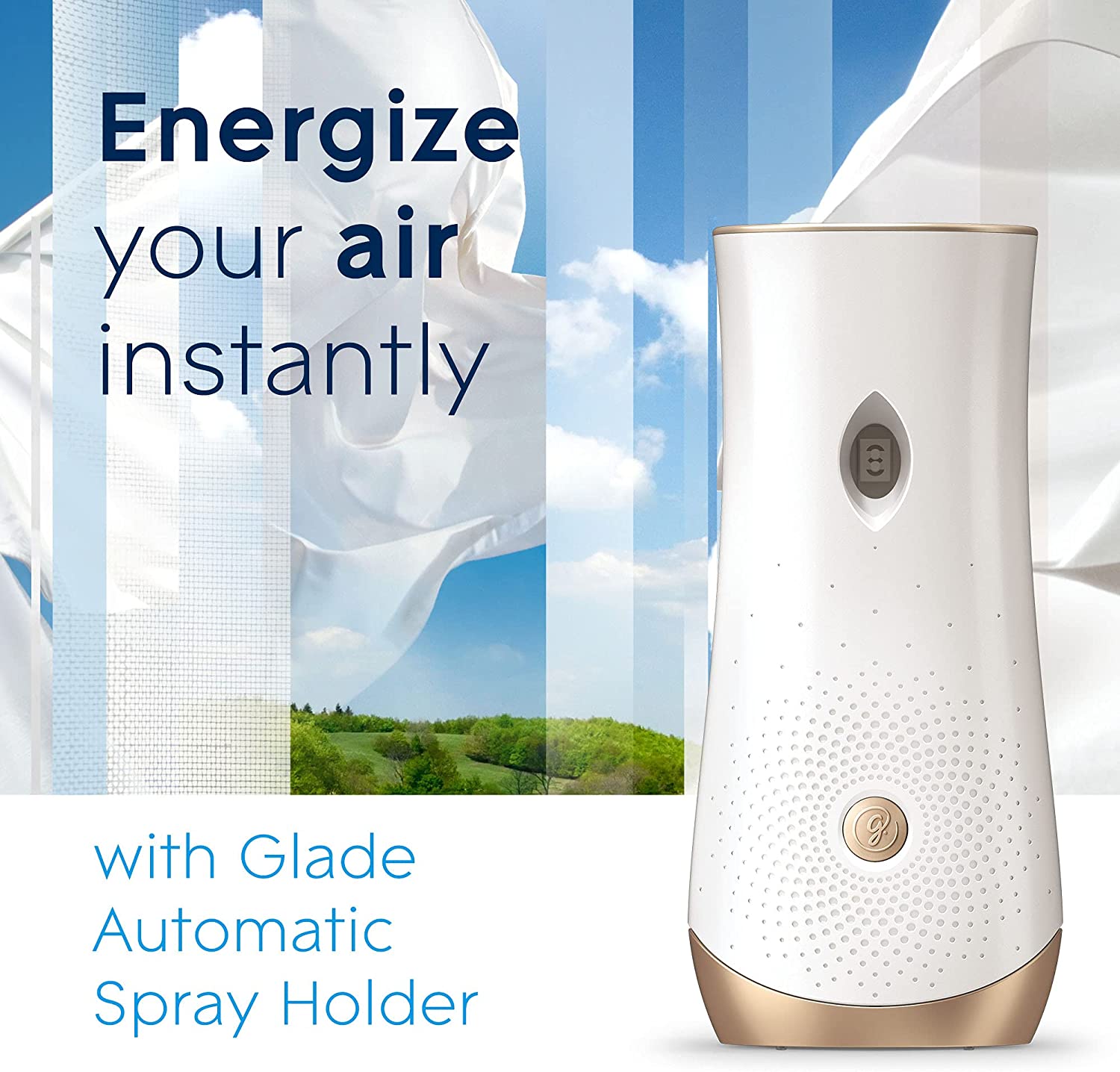 Glade Automatic Spray Holder, Air Freshener - GLDAMSHAFR