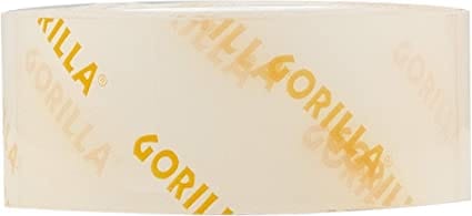 Gorilla Tough & Clear Double Sided Mounting Tape, 1" x 60", Clear. Bonds to: Brick, concrete, stone, glass and more, -6065003 Mega
