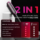Hair Straightener Brush, TYMO Ring Hair Straightener Comb Straightening Brush for Women with 5 Temps 20s Fast Heating & Dual Voltage TYMO