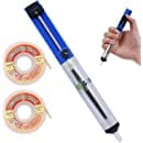 Metal Desoldering Pump, Solder Sucker - Desoldering Vacuum Pump Solder Remover The solder sucker can be used for broad place, which the solder wick can be used for small-50B410 Hannah's Variety Store