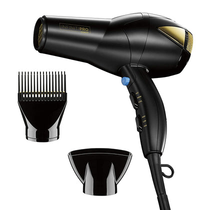 INFINITIPRO BY CONAIR 1875 Watt Salon Hair Dryer for Coarse, Thick, Wavy, Curly, and Frizzy Hair - 575GX