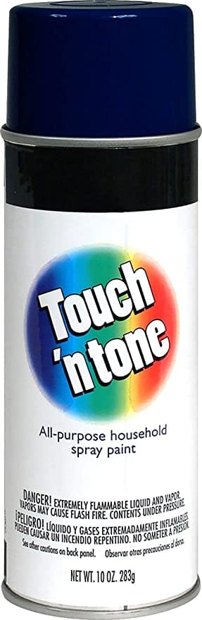 Touch N Tone Spray Paint, General Purpose, Oil Formula, Interior and Exterior Use, 20 Minutes Dry Time. Ideal for Plastic Metal, Wood, Ceramic, Concrete, Paper and More MEGALUXE